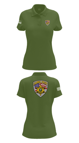 Womens Short Sleeve Performance Polo, Caldwell County Sheriff's Office, , Teamtime, Team time, sublimation, custom sports apparel, team uniforms, spirit wear, spiritwear, sports uniforms, custom shirts, team store, custom team store, fundraiser sports, apparel fundraiser