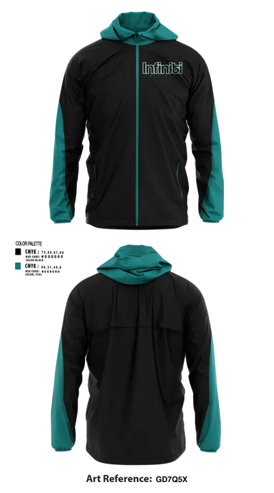 Poplar Bluff Cheer and Tumbling 95226092 Windbreaker - 1