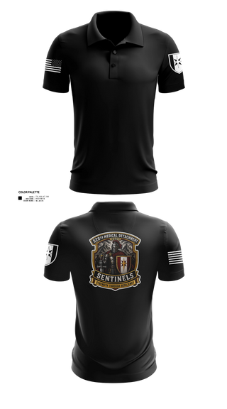 Short Sleeve Performance Polo, 528th MED DET COSC, Army, Teamtime, Team time, sublimation, custom sports apparel, team uniforms, spirit wear, spiritwear, sports uniforms, custom shirts, team store, custom team store, fundraiser sports, apparel fundraiser