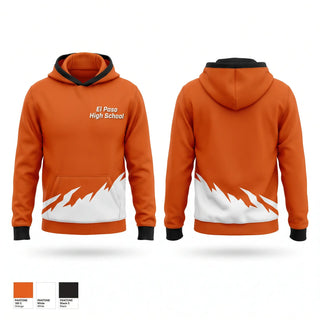 Hoodie, El Paso High School, Tennis, Teamtime, Team time, sublimation, custom sports apparel, team uniforms, spirit wear, spiritwear, sports uniforms, custom shirts, team store, custom team store, fundraiser sports, apparel fundraiser