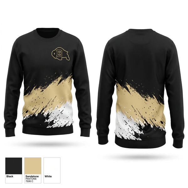 Crew Neck Sweatshirt, Buffalo Bison, Men's Soccer, Teamtime, Team time, sublimation, custom sports apparel, team uniforms, spirit wear, spiritwear, sports uniforms, custom shirts, team store, custom team store, fundraiser sports, apparel fundraiser