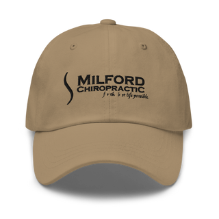 Milford Chiropractic Classic Dad Hat | Yupoong 6245CM