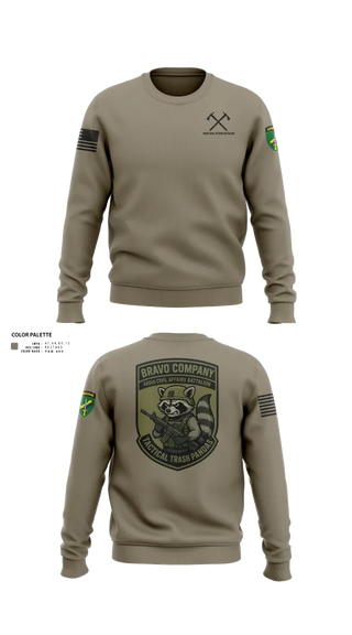 Crew Neck Sweatshirt, , Army, Teamtime, Team time, sublimation, custom sports apparel, team uniforms, spirit wear, spiritwear, sports uniforms, custom shirts, team store, custom team store, fundraiser sports, apparel fundraiser