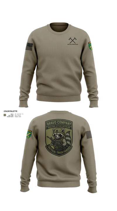 486th Civil Affairs Battalion Crew Neck Sweatshirt - 23