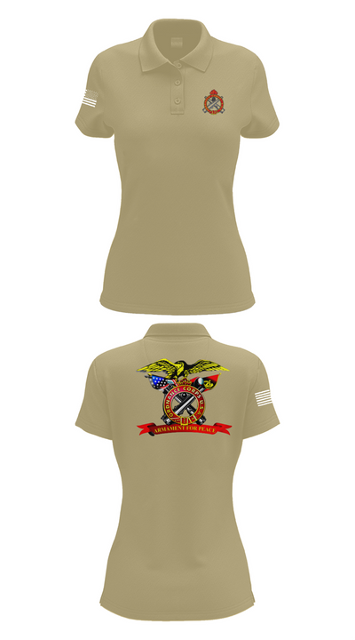 FMS #9 18239341 Women's Short Sleeve Performance Polo  - 95
