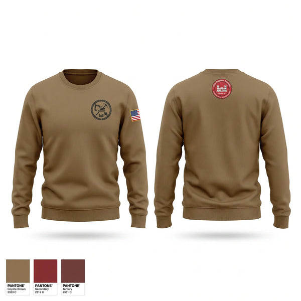 Crew Neck Sweatshirt, 186 EN CO, National Guard, Teamtime, Team time, sublimation, custom sports apparel, team uniforms, spirit wear, spiritwear, sports uniforms, custom shirts, team store, custom team store, fundraiser sports, apparel fundraiser