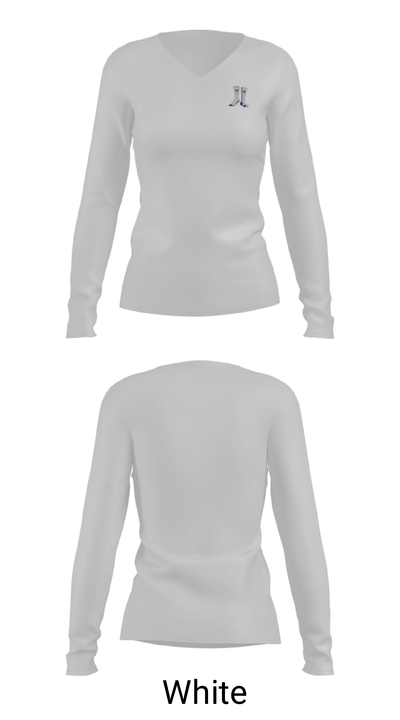 Westport Lady Warhawks 88115813 Women's Long Sleeve V-neck Shirt - 6