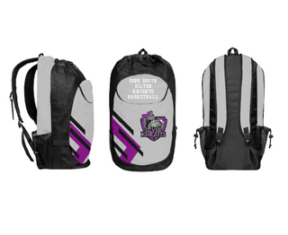 Gear Bag, York South Silver Knights Basketball, Men's Basketball, Teamtime, Team time, sublimation, custom sports apparel, team uniforms, spirit wear, spiritwear, sports uniforms, custom shirts, team store, custom team store, fundraiser sports, apparel fundraiser