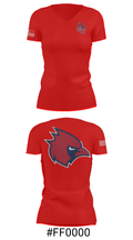 Thomas Worthington High School Basketball 13768606 Women's Short Sleeve V-neck Shirt - 21