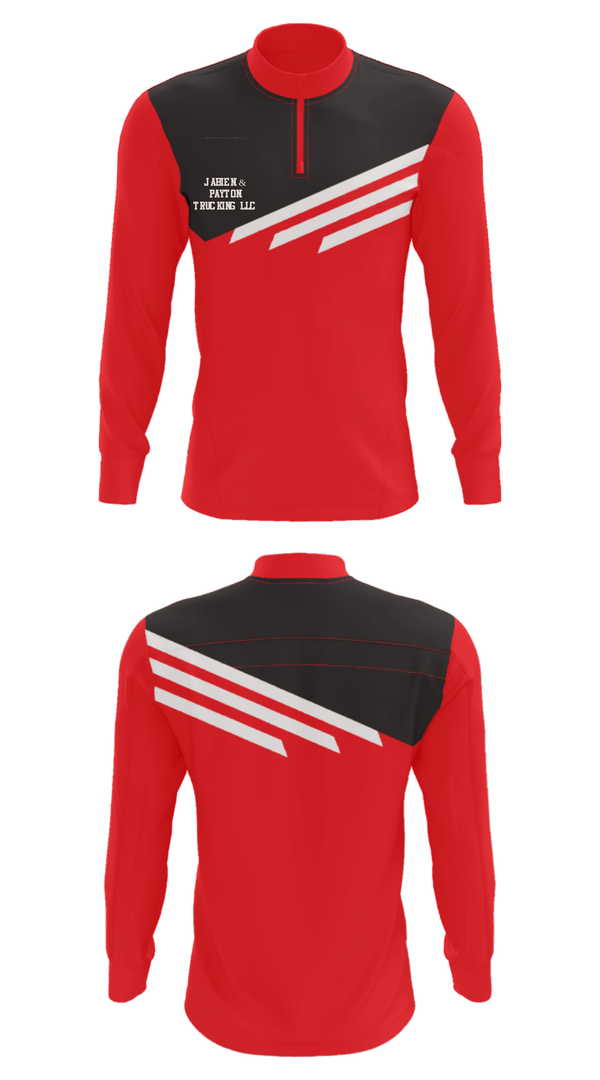 Quarter Zip Jacket, Jabien & Payton trucking LLC, , Teamtime, Team time, sublimation, custom sports apparel, team uniforms, spirit wear, spiritwear, sports uniforms, custom shirts, team store, custom team store, fundraiser sports, apparel fundraiser