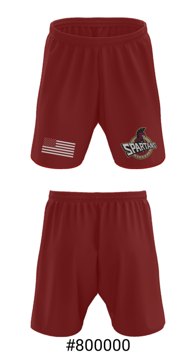 Georgia Spartans Basketball 36672307 Athletic Shorts With Pockets - 15