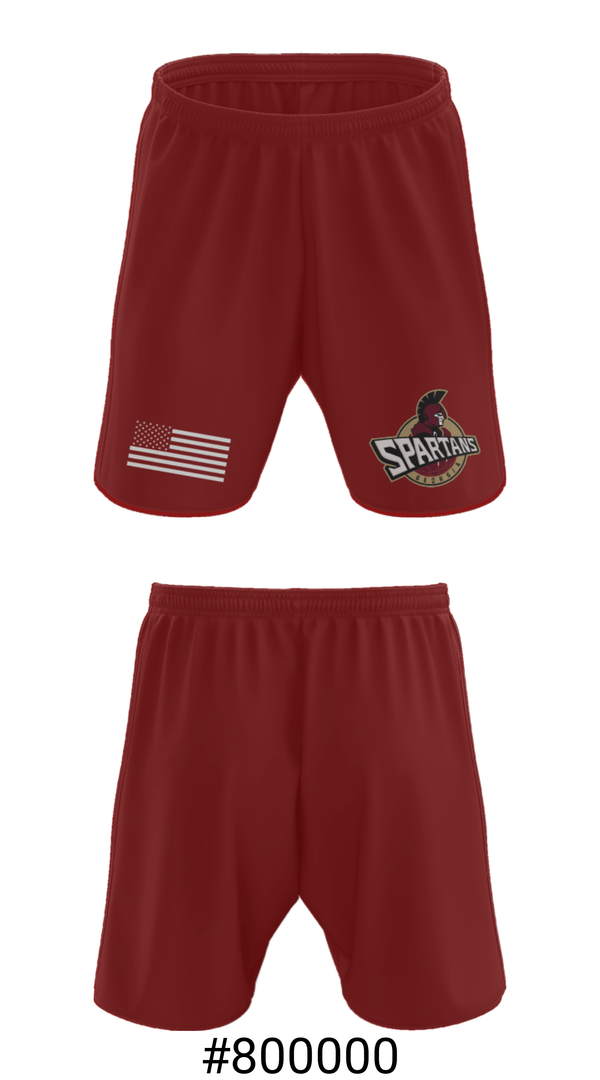 Athletic Shorts With Pockets, Georgia Spartans Basketball, Men's Basketball, Teamtime, Team time, sublimation, custom sports apparel, team uniforms, spirit wear, spiritwear, sports uniforms, custom shirts, team store, custom team store, fundraiser sports, apparel fundraiser