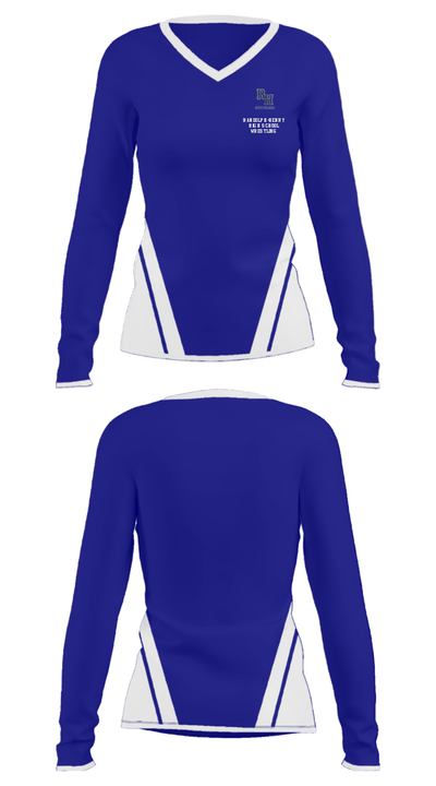 Randolph-Henry High School Wrestling 64848619 Women's Long Sleeve V-neck Shirt - 24