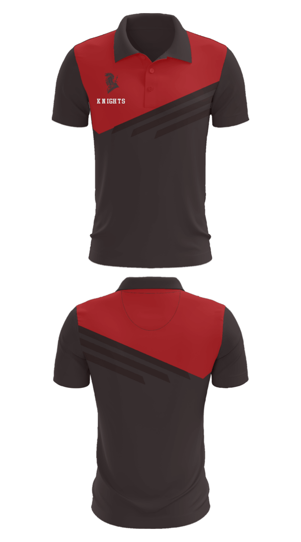 Short Sleeve Performance Polo, Knights, Wrestling, Teamtime, Team time, sublimation, custom sports apparel, team uniforms, spirit wear, spiritwear, sports uniforms, custom shirts, team store, custom team store, fundraiser sports, apparel fundraiser