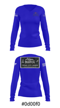 Marva Roofing 1081209 Women's Long Sleeve V-neck Shirt - 20