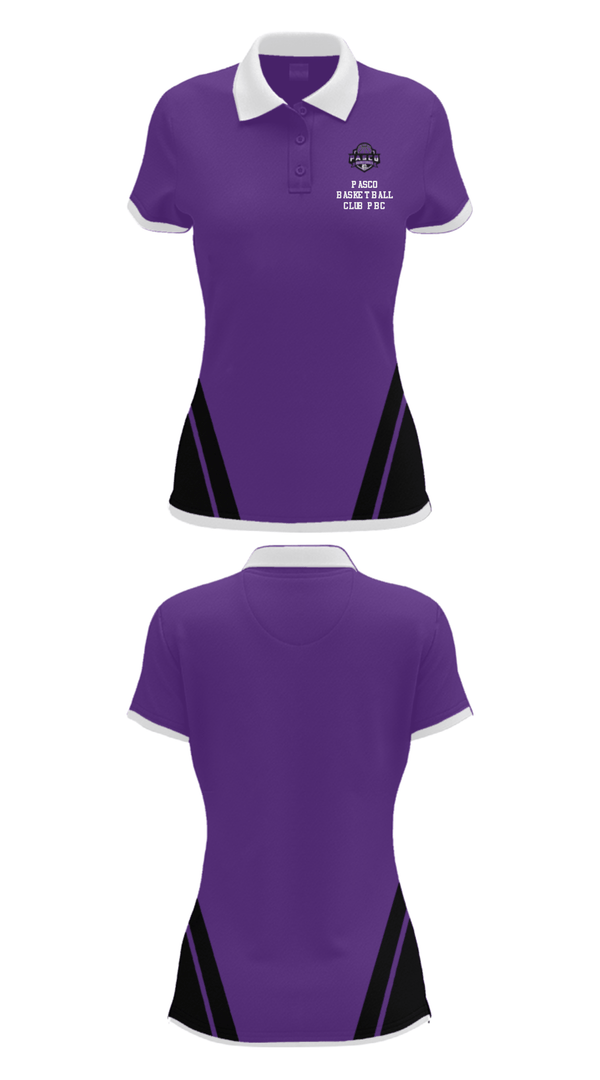 Women's Short Sleeve Performance Polo, Pasco Basketball Club Pbc, Men's Basketball, Teamtime, Team time, sublimation, custom sports apparel, team uniforms, spirit wear, spiritwear, sports uniforms, custom shirts, team store, custom team store, fundraiser sports, apparel fundraiser