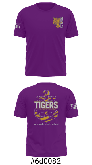 Short Sleeve Performance Shirt, Southside Middle School, Spirit Store, Teamtime, Team time, sublimation, custom sports apparel, team uniforms, spirit wear, spiritwear, sports uniforms, custom shirts, team store, custom team store, fundraiser sports, apparel fundraiser