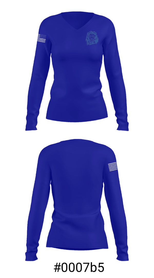 Women's Long Sleeve Vneck Shirt, Morrill Elementary School, Spirit Store, Teamtime, Team time, sublimation, custom sports apparel, team uniforms, spirit wear, spiritwear, sports uniforms, custom shirts, team store, custom team store, fundraiser sports, apparel fundraiser