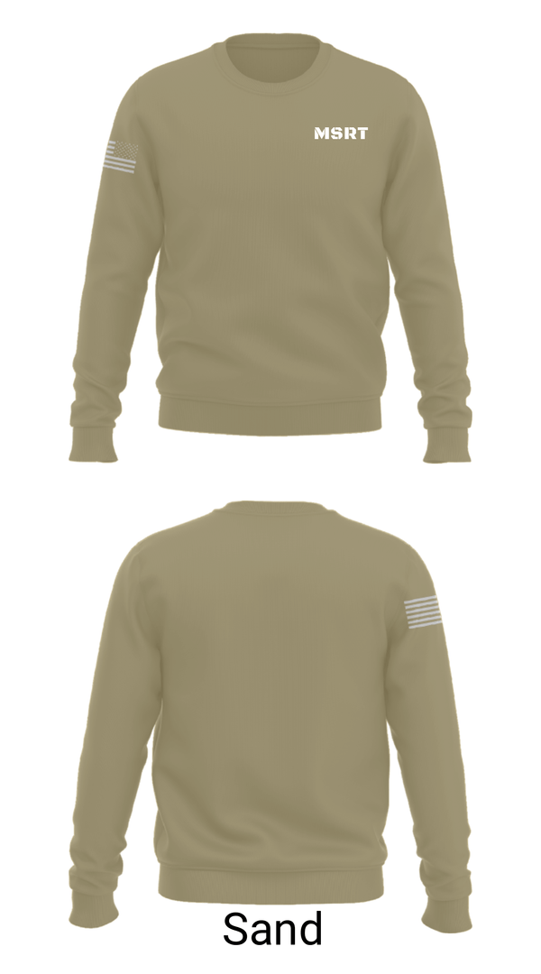 Crew Neck Sweatshirt, MSRT, Coast Guard, Teamtime, Team time, sublimation, custom sports apparel, team uniforms, spirit wear, spiritwear, sports uniforms, custom shirts, team store, custom team store, fundraiser sports, apparel fundraiser