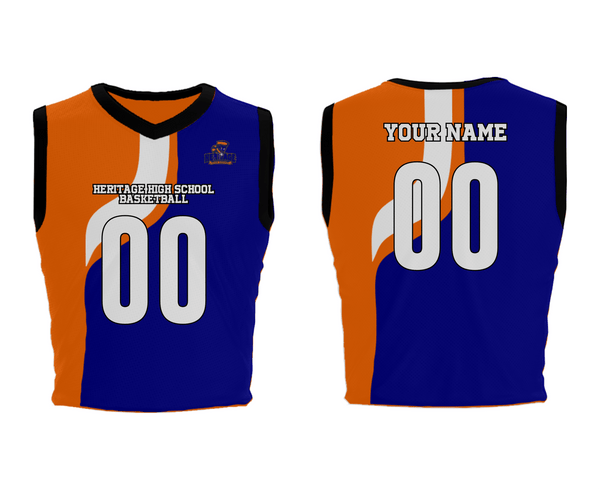 Mens Basketball Jersey, Heritage High School Basketball, Women's Basketball, Teamtime, Team time, sublimation, custom sports apparel, team uniforms, spirit wear, spiritwear, sports uniforms, custom shirts, team store, custom team store, fundraiser sports, apparel fundraiser