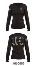 Ethel High School 2762837 Women's Long Sleeve V-neck Shirt - 20