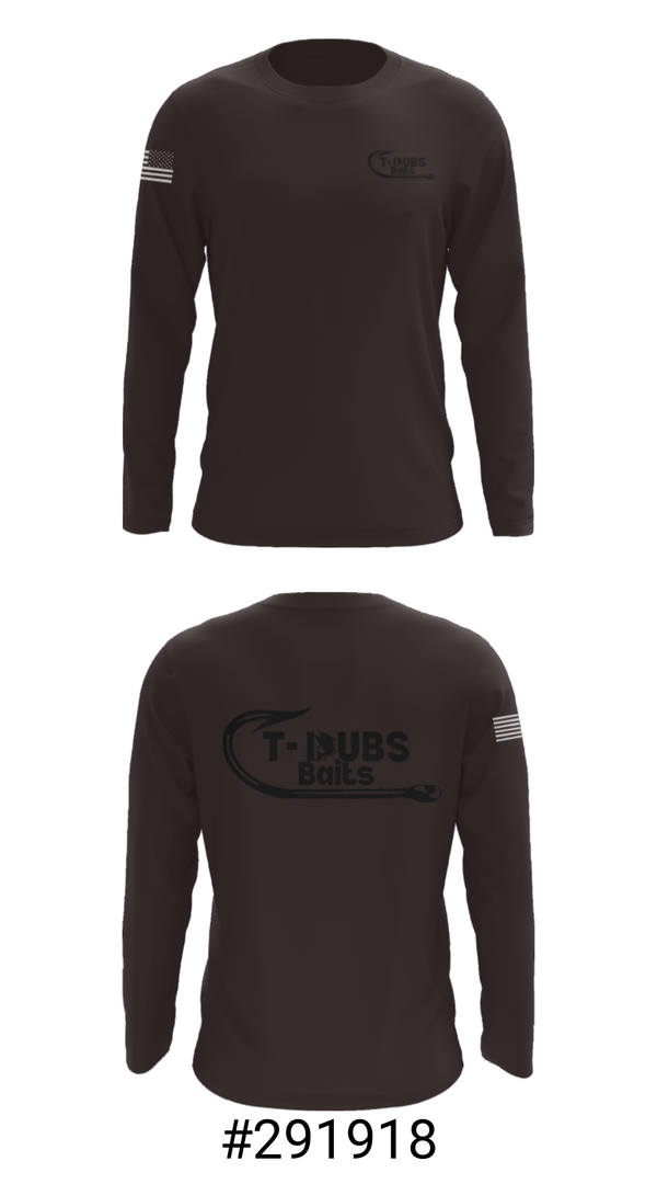 Long Sleeve Performance Shirt, TDubs Baits, , Teamtime, Team time, sublimation, custom sports apparel, team uniforms, spirit wear, spiritwear, sports uniforms, custom shirts, team store, custom team store, fundraiser sports, apparel fundraiser