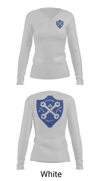 Women's Long Sleeve Vneck Shirt, Georgia Pacific, , Teamtime, Team time, sublimation, custom sports apparel, team uniforms, spirit wear, spiritwear, sports uniforms, custom shirts, team store, custom team store, fundraiser sports, apparel fundraiser