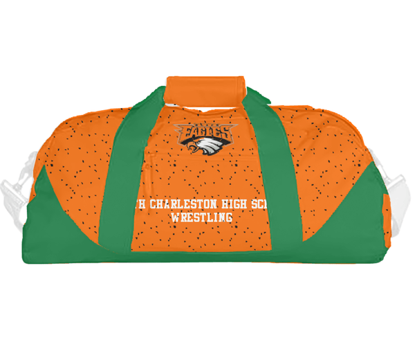 Duffle Bag, South Charleston High School Wrestling, Wrestling, Teamtime, Team time, sublimation, custom sports apparel, team uniforms, spirit wear, spiritwear, sports uniforms, custom shirts, team store, custom team store, fundraiser sports, apparel fundraiser