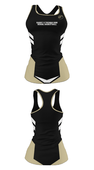 Tank Top, Harry S Truman High School Basketball, Women's Basketball, Teamtime, Team time, sublimation, custom sports apparel, team uniforms, spirit wear, spiritwear, sports uniforms, custom shirts, team store, custom team store, fundraiser sports, apparel fundraiser