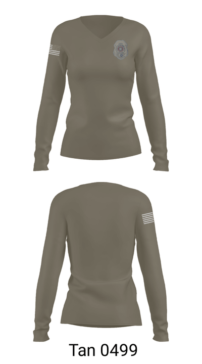 District 13 TF 92193766 Women's Long Sleeve V-neck Shirt - 39