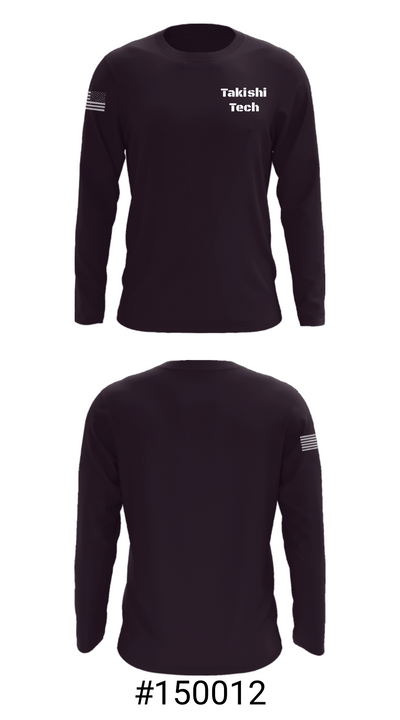 Takishi Tech 35546793 Long Sleeve Performance Shirt - 18