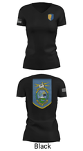 MIO Ausable schools 95382498 Women's Short Sleeve V-neck Shirt - 14