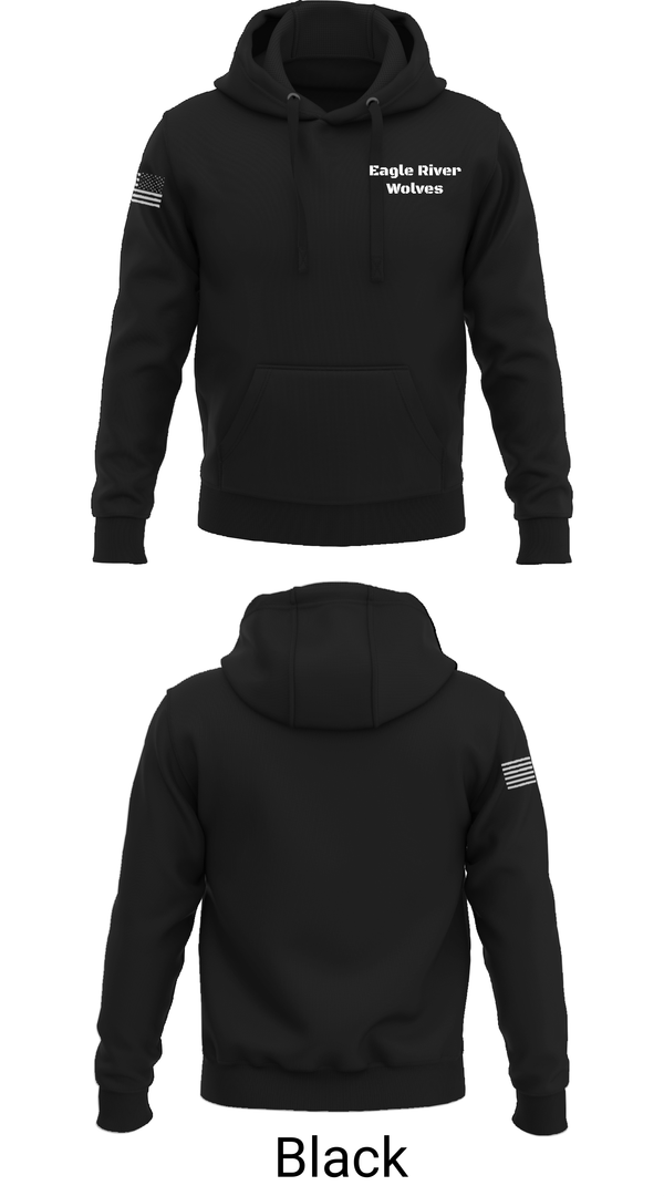 Hoodie, Eagle River Wolves, Baseball, Teamtime, Team time, sublimation, custom sports apparel, team uniforms, spirit wear, spiritwear, sports uniforms, custom shirts, team store, custom team store, fundraiser sports, apparel fundraiser