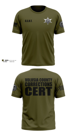 Short Sleeve Performance Shirt, Volusia County CERT, Police, Teamtime, Team time, sublimation, custom sports apparel, team uniforms, spirit wear, spiritwear, sports uniforms, custom shirts, team store, custom team store, fundraiser sports, apparel fundraiser