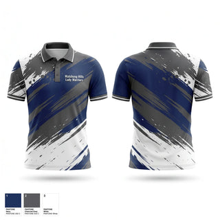 Short Sleeve Performance Polo, Watchung Hills Lady Warriors, Softball, Teamtime, Team time, sublimation, custom sports apparel, team uniforms, spirit wear, spiritwear, sports uniforms, custom shirts, team store, custom team store, fundraiser sports, apparel fundraiser