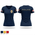 Strafford Police Department 10367410 Women's Short Sleeve V-neck Shirt - 1