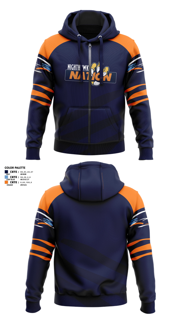 Zip Hoodie, Herbert Akins Road Middle School, Track & Field, Teamtime, Team time, sublimation, custom sports apparel, team uniforms, spirit wear, spiritwear, sports uniforms, custom shirts, team store, custom team store, fundraiser sports, apparel fundraiser