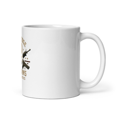Elite Edge Firearms and tactics 36770505 White Glossy Mug - Small