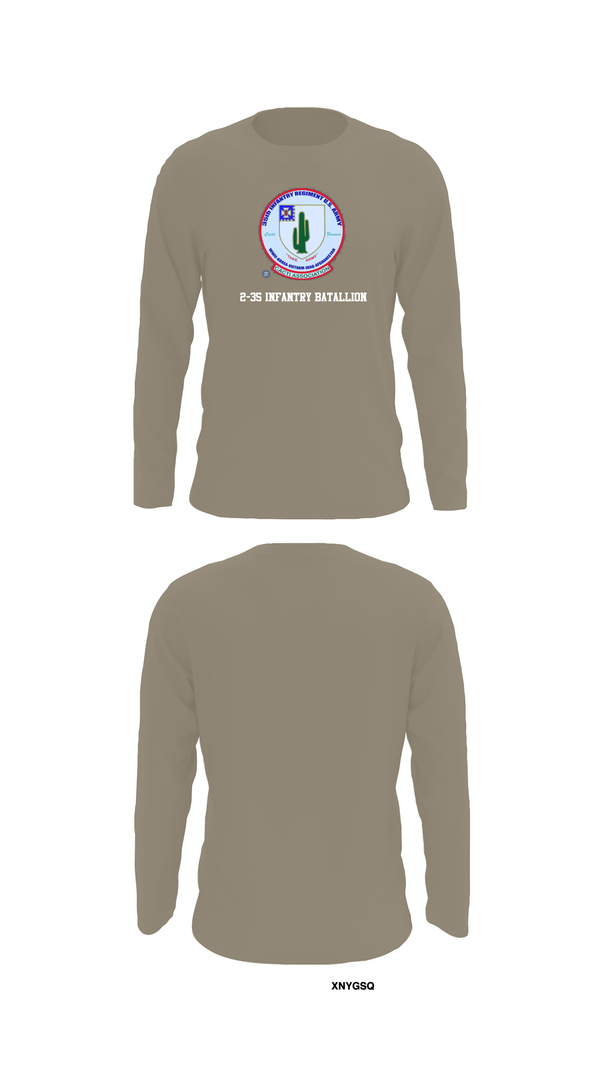 Long Sleeve Performance Shirt, 2-35 Infantry Batallion, , Teamtime, Team time, sublimation, custom sports apparel, team uniforms, spirit wear, spiritwear, sports uniforms, custom shirts, team store, custom team store, fundraiser sports, apparel fundraiser