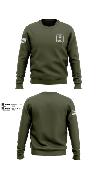 Crew Neck Sweatshirt, Rockville City Police, Police, Teamtime, Team time, sublimation, custom sports apparel, team uniforms, spirit wear, spiritwear, sports uniforms, custom shirts, team store, custom team store, fundraiser sports, apparel fundraiser