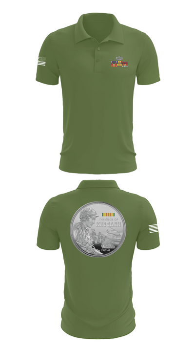 3rd Reconnaissance Division 86447085 Short Sleeve Performance Polo - 47