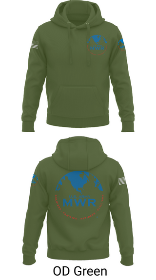 Hoodie, FAMILY AND MORALE, WELFARE AND RECREATION, , Teamtime, Team time, sublimation, custom sports apparel, team uniforms, spirit wear, spiritwear, sports uniforms, custom shirts, team store, custom team store, fundraiser sports, apparel fundraiser