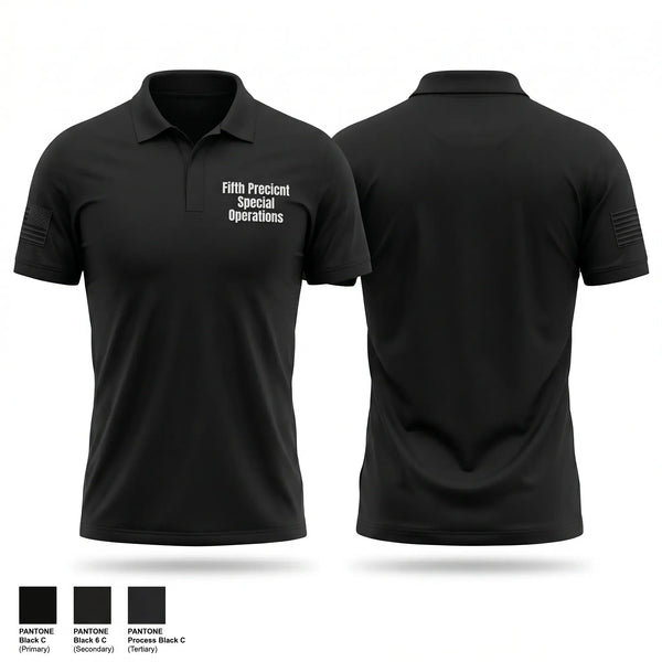 Short Sleeve Performance Polo, Fifth Precicnt Special Operations, Police, Teamtime, Team time, sublimation, custom sports apparel, team uniforms, spirit wear, spiritwear, sports uniforms, custom shirts, team store, custom team store, fundraiser sports, apparel fundraiser