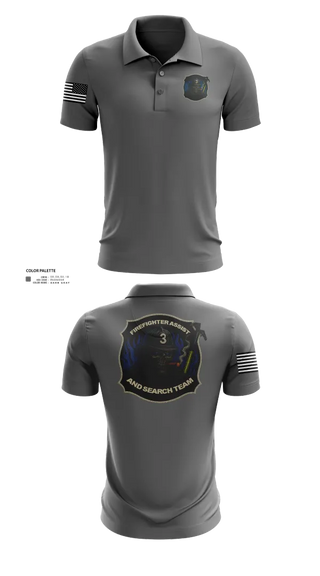 Short Sleeve Performance Polo, District 3 Fast, Fire Department, Teamtime, Team time, sublimation, custom sports apparel, team uniforms, spirit wear, spiritwear, sports uniforms, custom shirts, team store, custom team store, fundraiser sports, apparel fundraiser