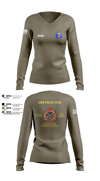Womens Long Sleeve Vneck Shirt, D CO, , Teamtime, Team time, sublimation, custom sports apparel, team uniforms, spirit wear, spiritwear, sports uniforms, custom shirts, team store, custom team store, fundraiser sports, apparel fundraiser