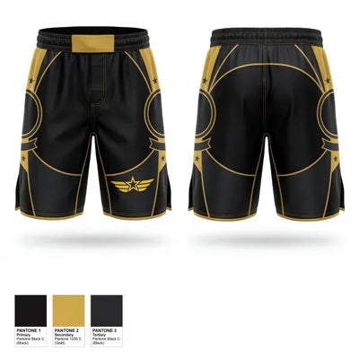 Dennehotso Battle Hawks 68281661 Fight Shorts - 1