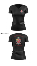 1/8 Field Artillery Regiment Women's Short Sleeve V-neck Shirt - 21