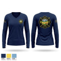 Dufur Volunteer Fire and Ambulance Women's Long Sleeve V-neck Shirt - 1
