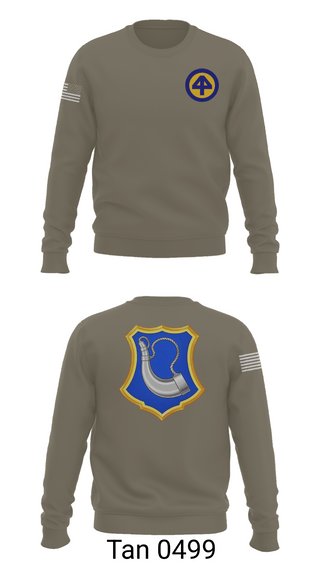 Crew Neck Sweatshirt, HHC 1/181, National Guard, Teamtime, Team time, sublimation, custom sports apparel, team uniforms, spirit wear, spiritwear, sports uniforms, custom shirts, team store, custom team store, fundraiser sports, apparel fundraiser