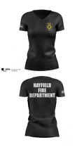 Hayfield Fire Women's Short Sleeve V-neck Shirt - 5